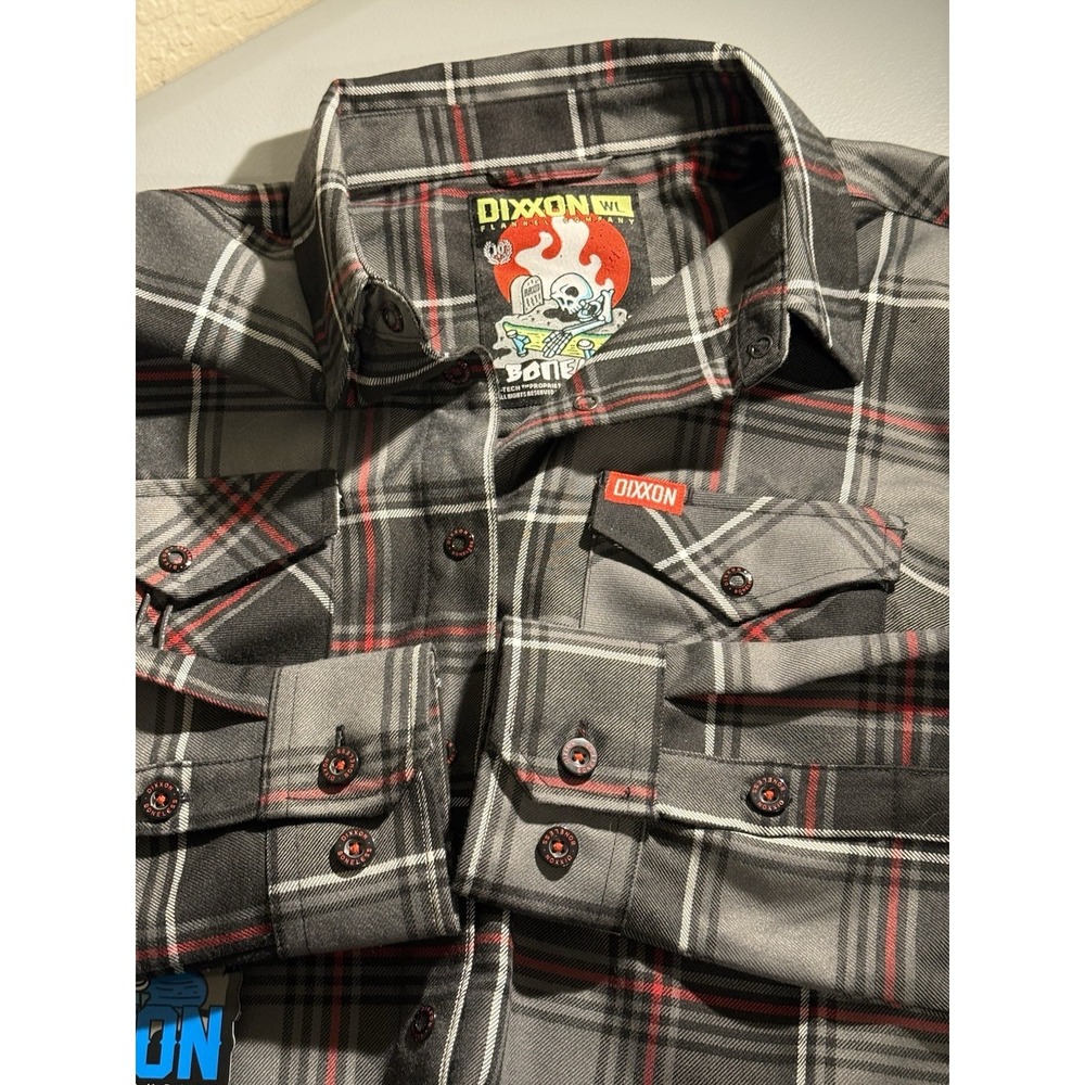 Dixxon Women's Flannel‎ Boneless Long Sleeve Shirt Size Large New with Tags NWT